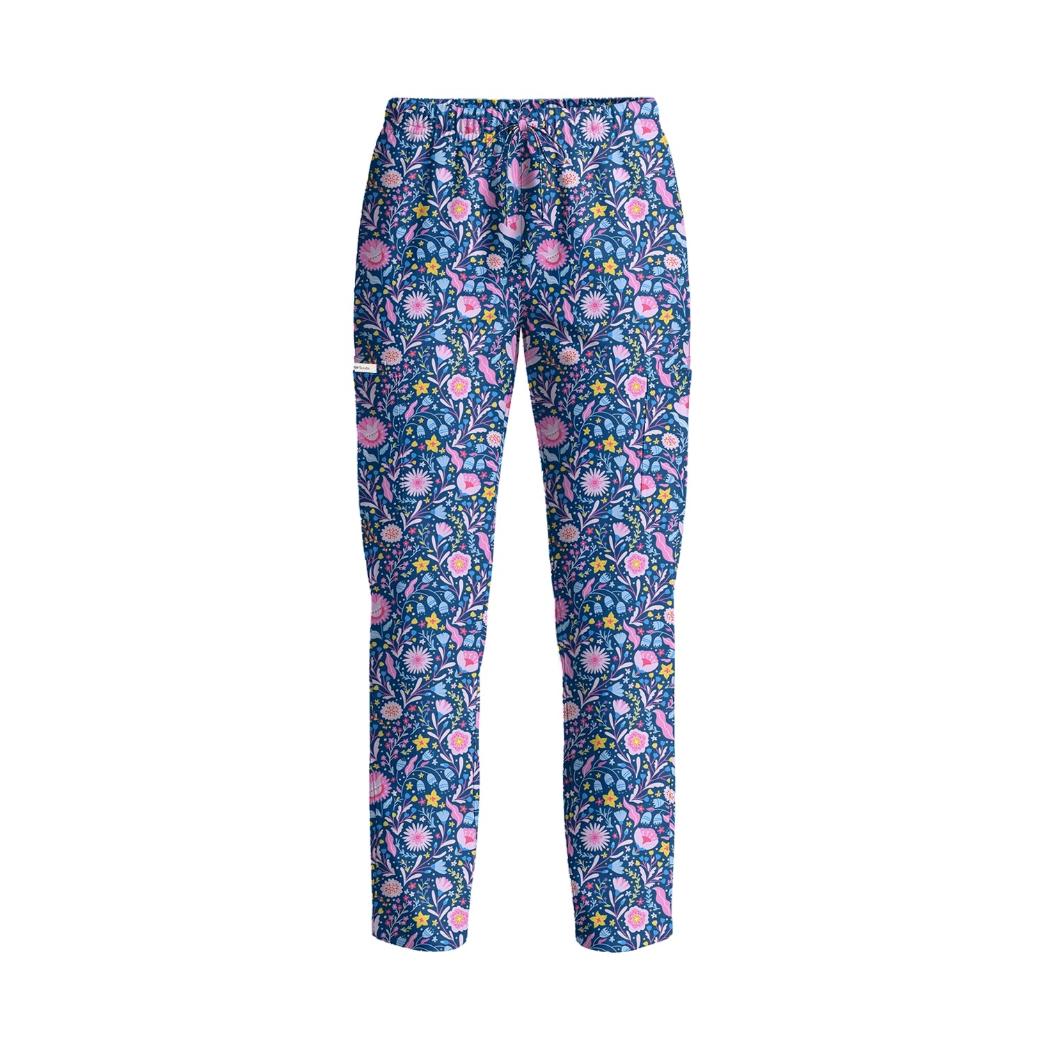 Navy Blossom Scrub Set (Pre-Order)