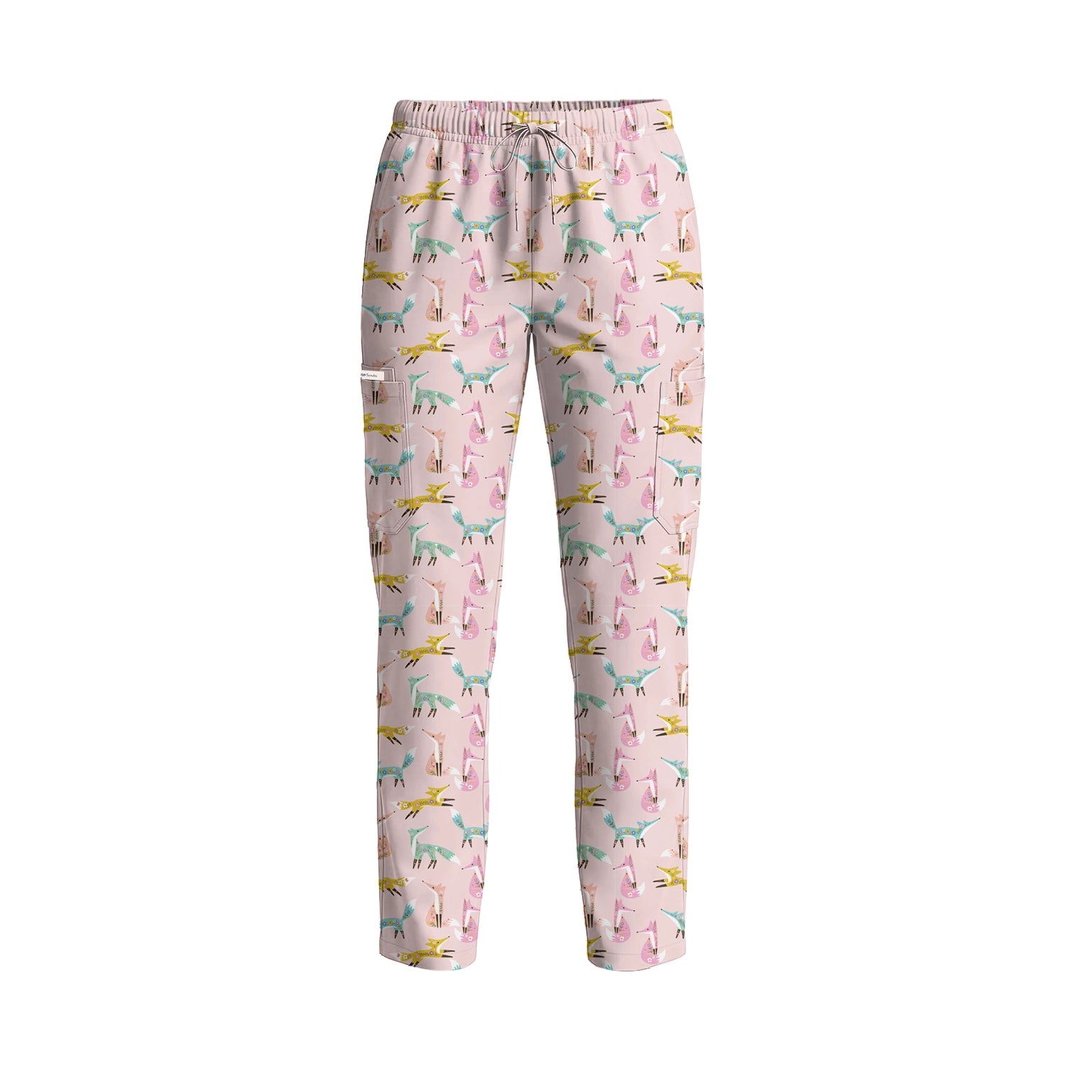 Pastel Foxes Scrub Set (Pre-Order)