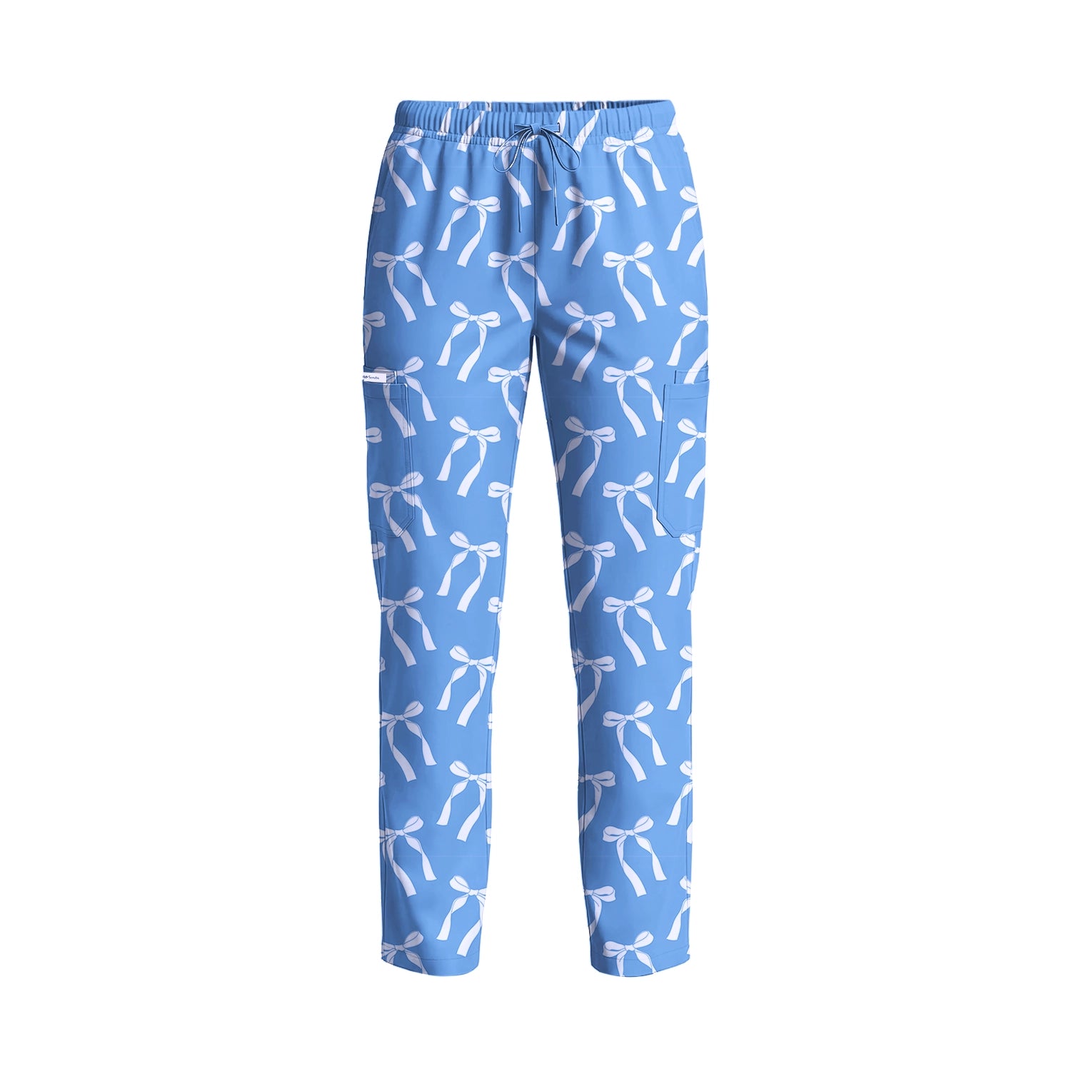 Bow Blue Scrub Set (Pre-Order)