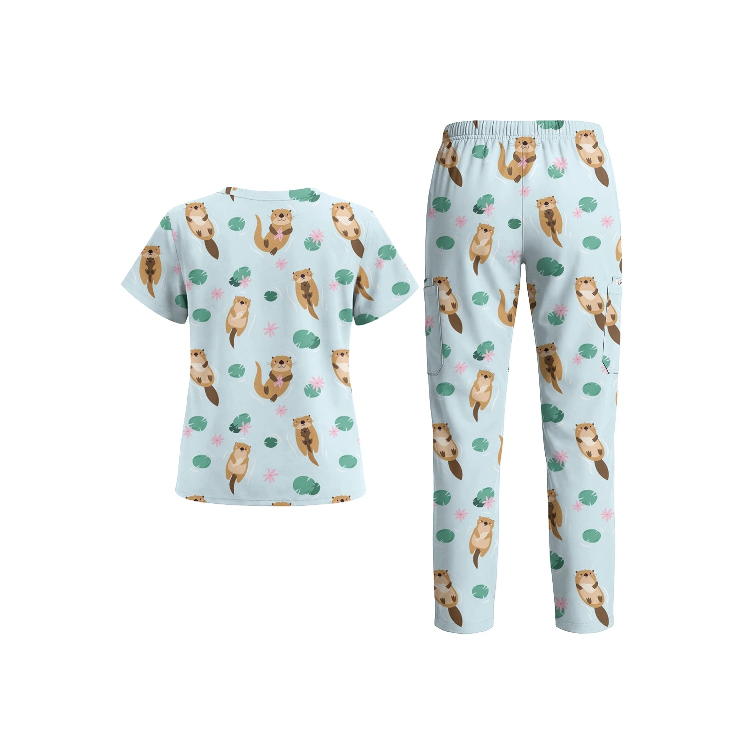 Otterly Cute Scrub Set - Ships June 1, 2026