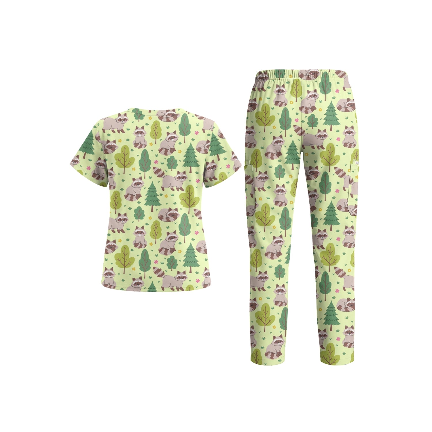 Raccoon Retreat Scrub Set (Pre-Order)