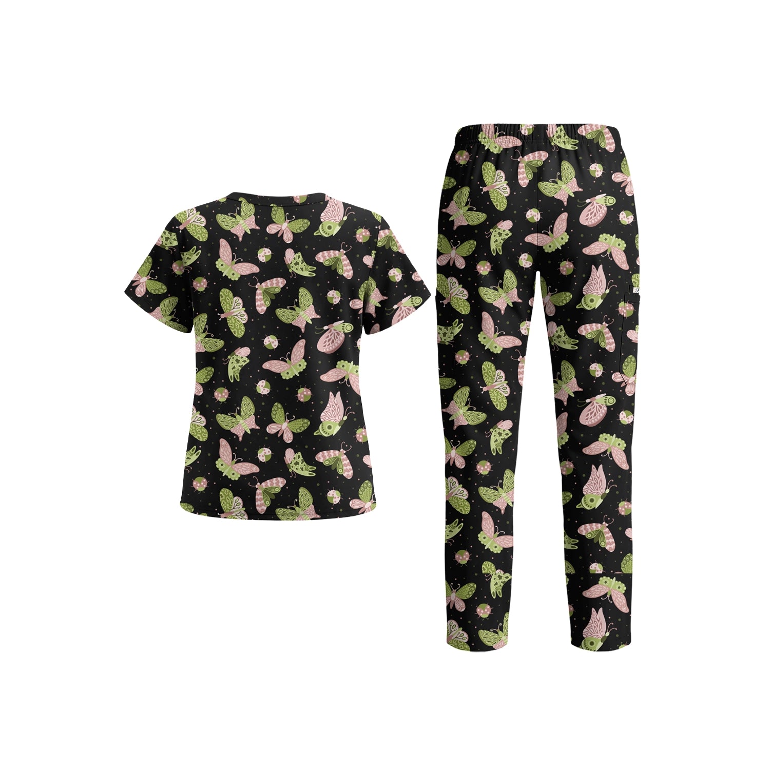 Midnight Butterflies Scrub Set (Ships June 29)
