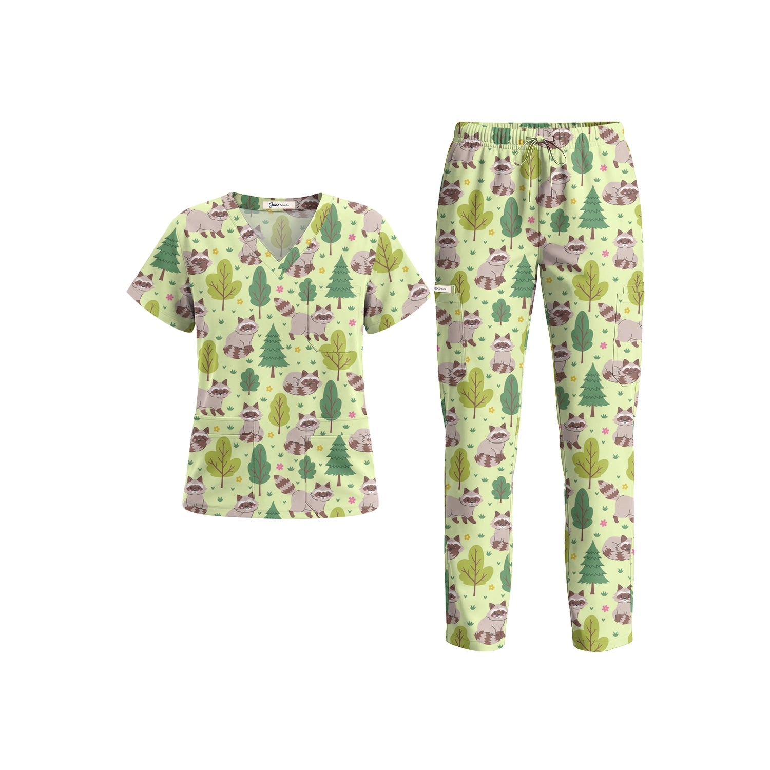 Raccoon Retreat Scrub Set (Pre-Order)