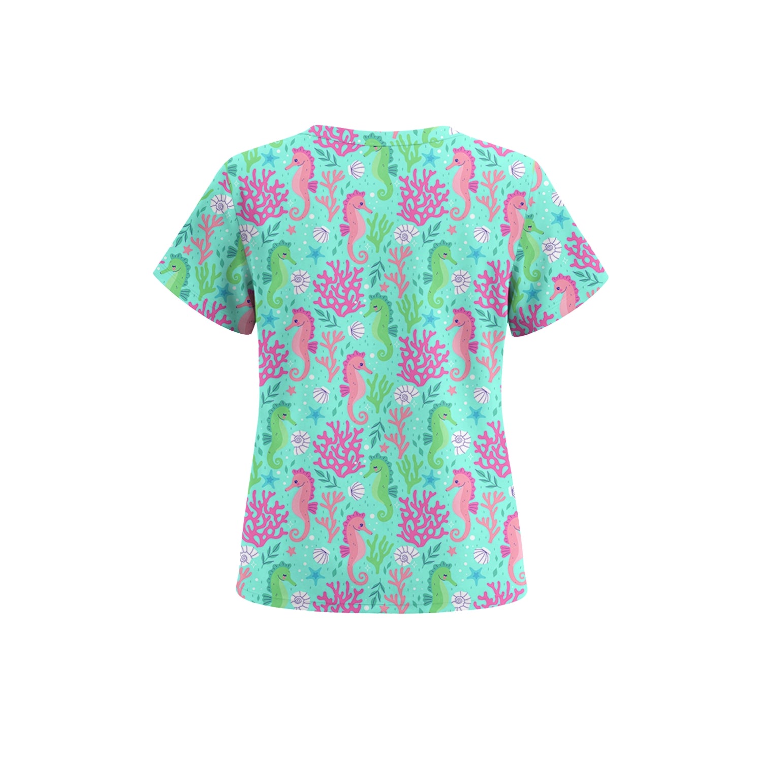 Seahorse Bliss Scrub Top (Pre-Order)