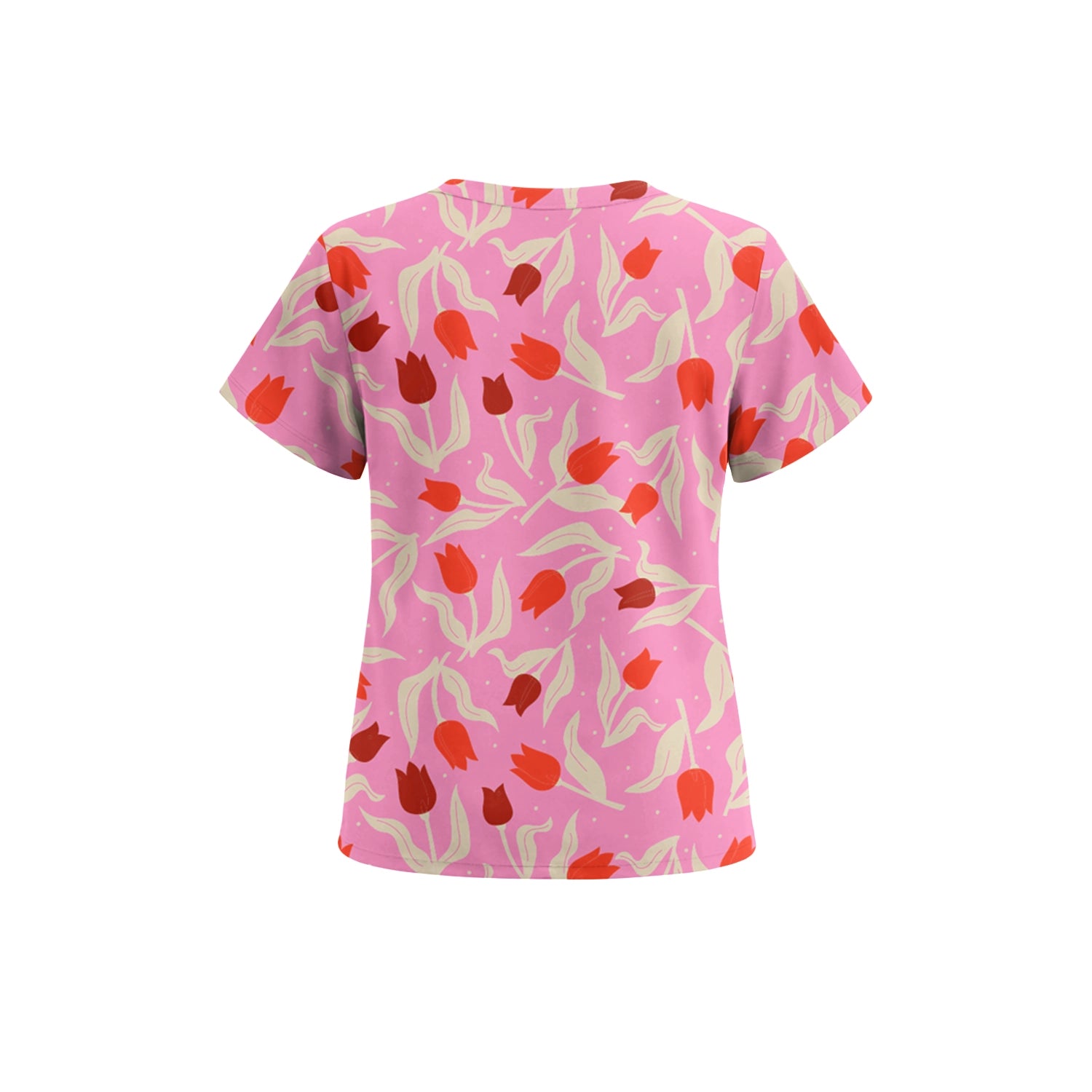 Cutest Tulips Scrub Top (Pre-Order)