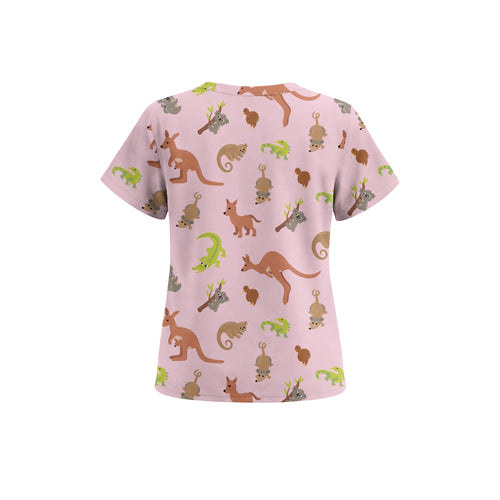 Aussie Charm Scrub Top (Ships June 29)