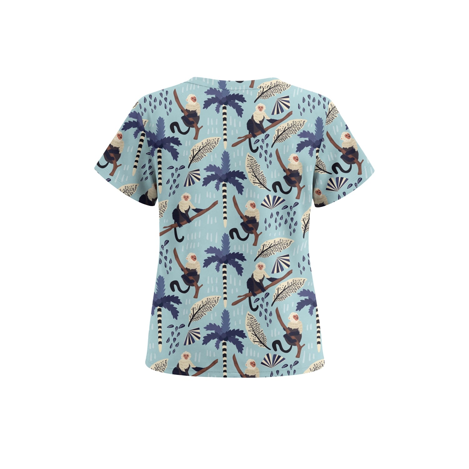 Tropical Monkeys Scrub Top (Pre-Order)