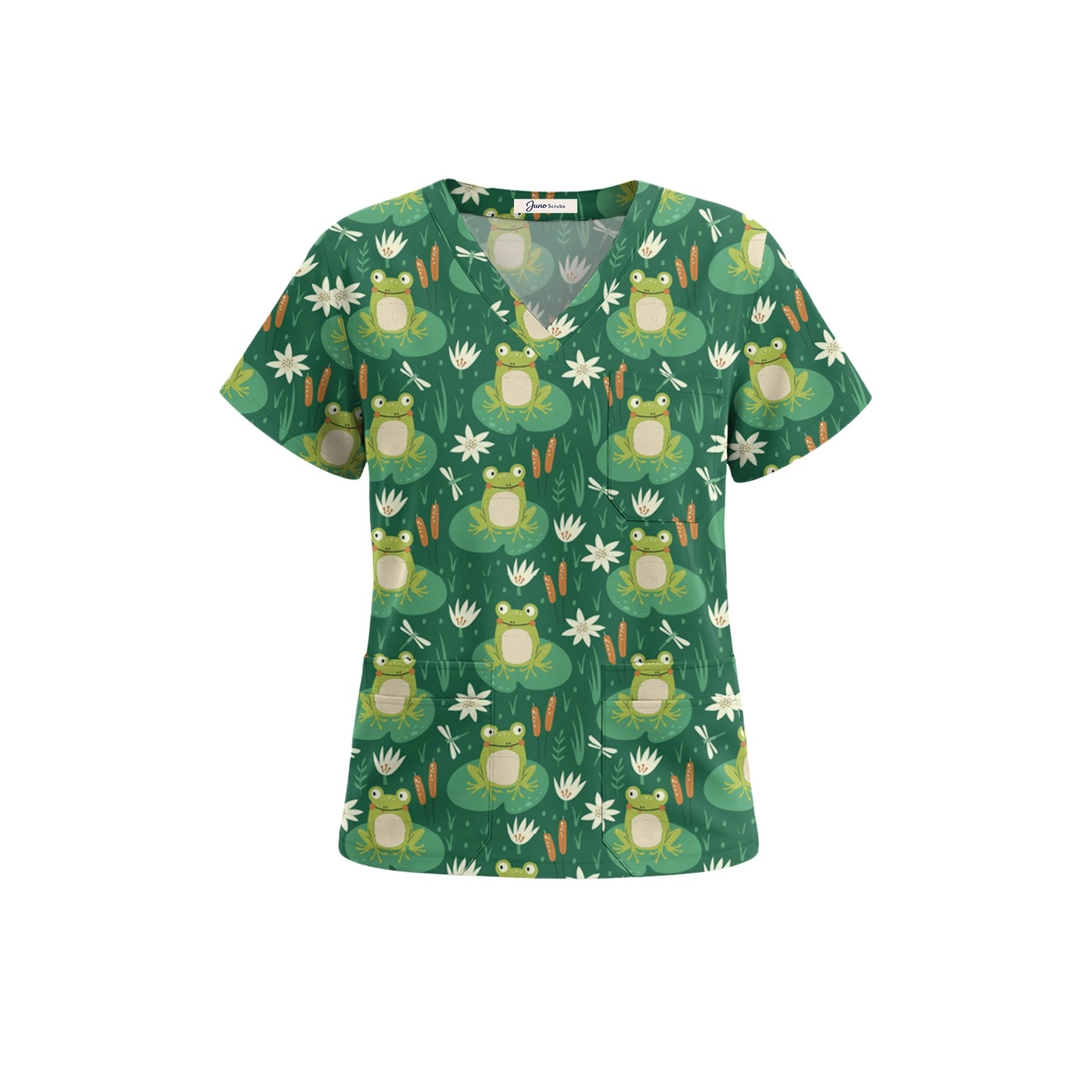 Happy Frogs Scrub Top (Pre-Order)