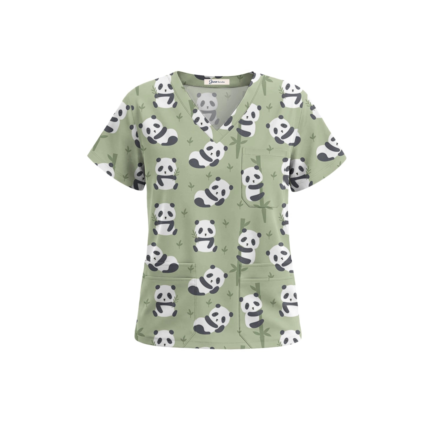 Panda Grove Scrub Top (Pre-Order)