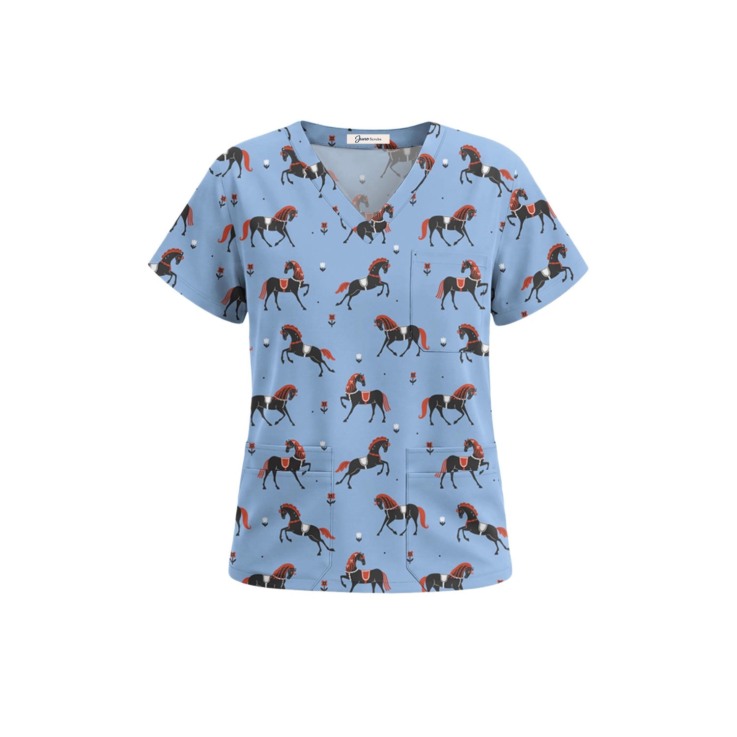 Dreamy Horses Scrub Top (Pre-Order)