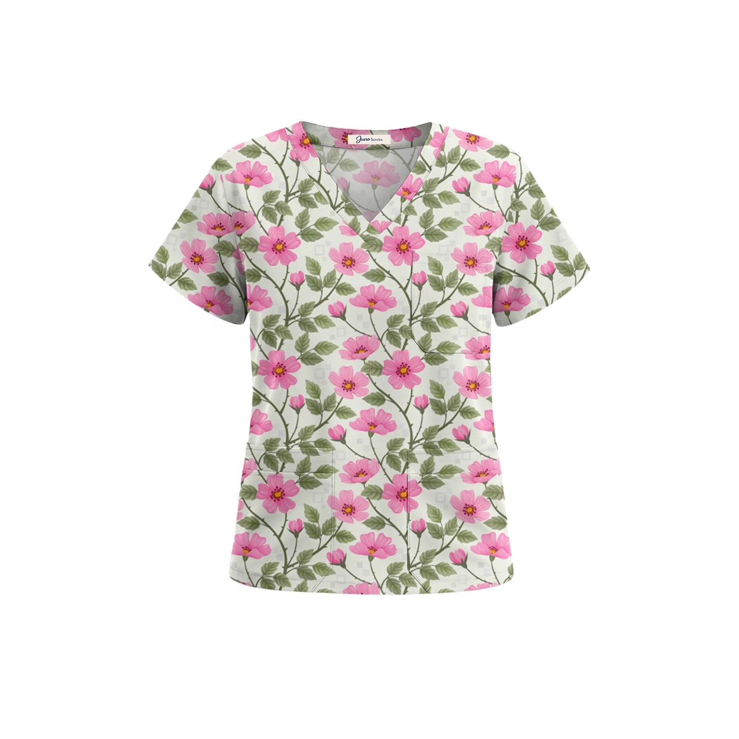Spring Vibes Scrub Top (Pre-Order)