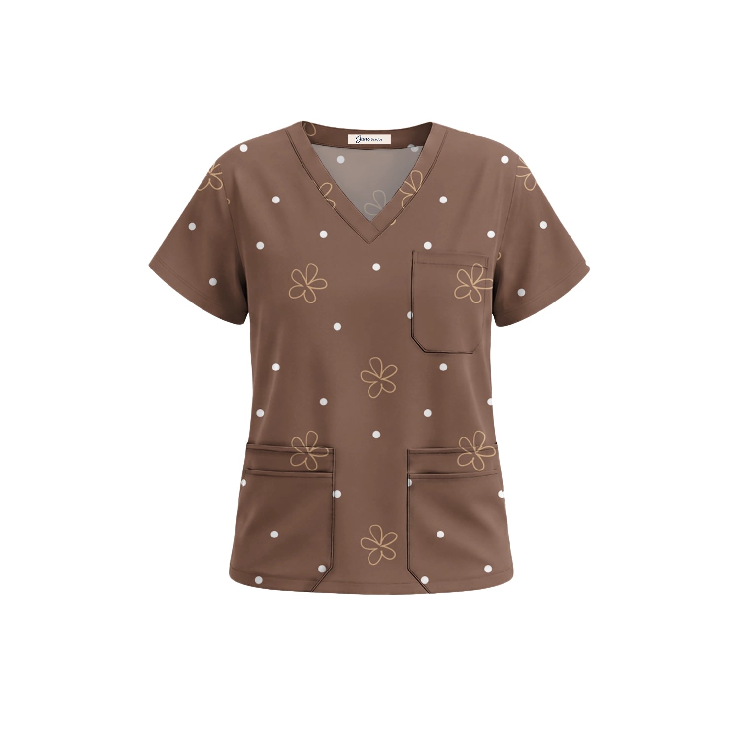 Caramel Daisy Scrub Set (Ships June 29)