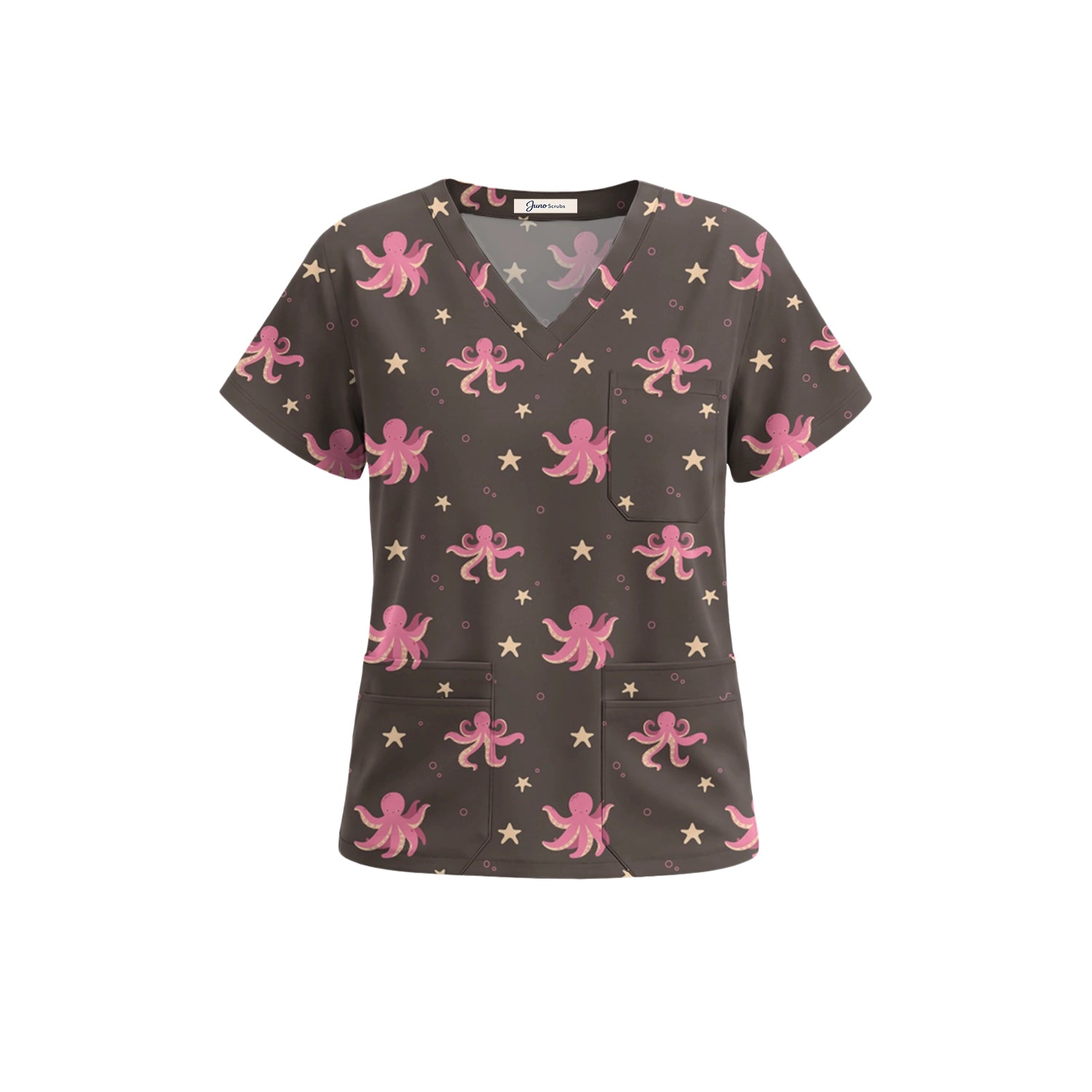 Cute Octopus Scrub Top (Pre-Order)