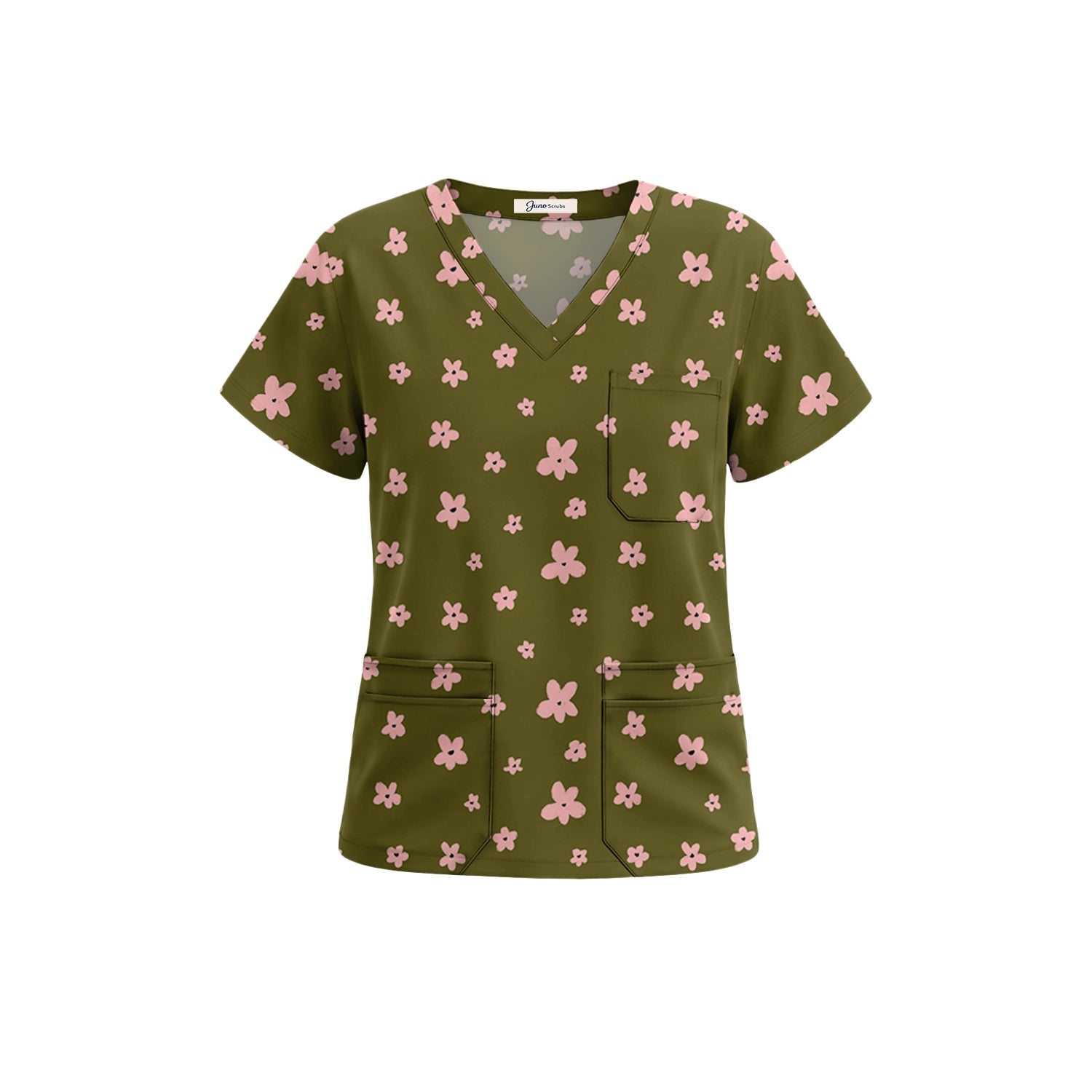 Olive Petal Scrub Set (Ships June 29)