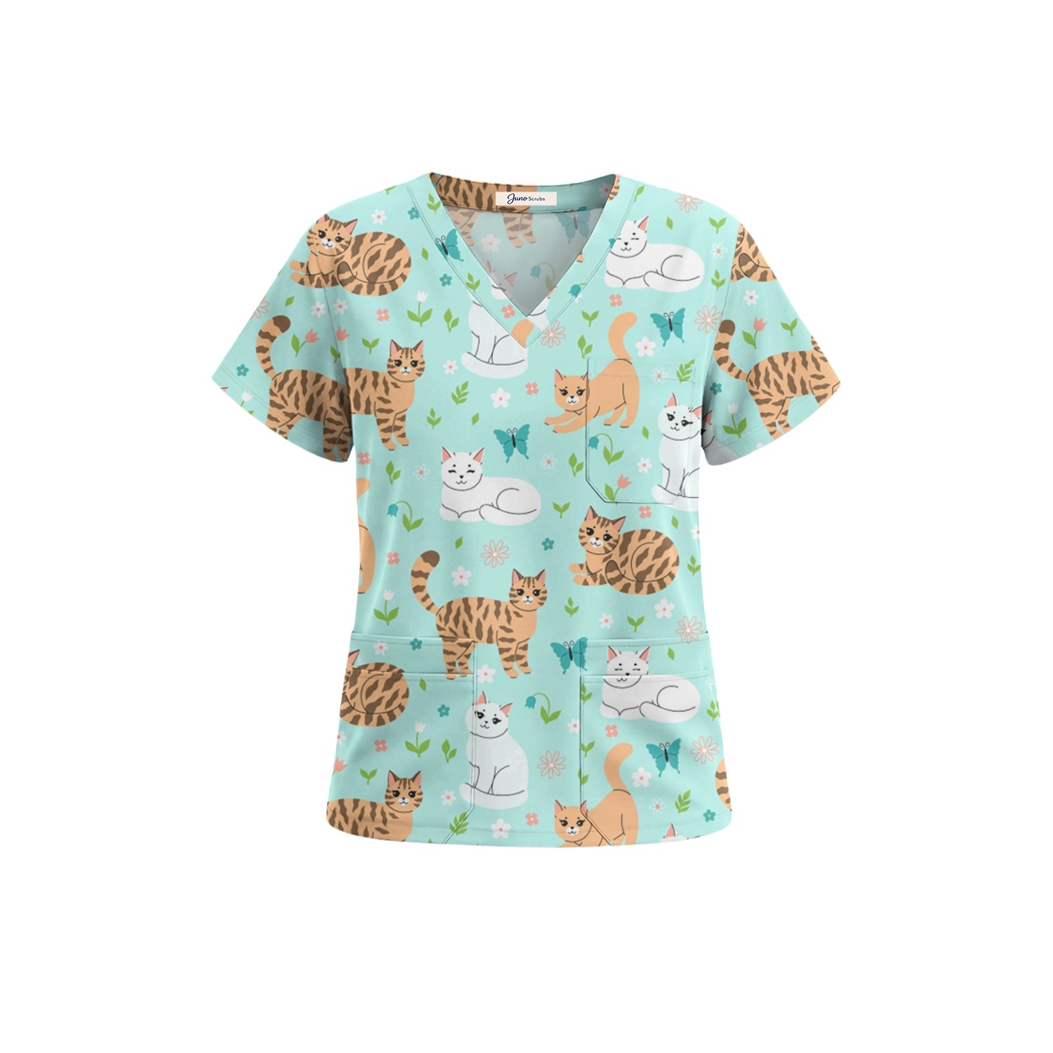 Kitty Garden Scrub Set (Ships June 29)